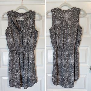 Gap grey paisley dress - XS